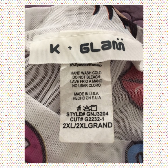 💠NEW One of a kind Pop art white sheer bodysuit - Picture 5 of 7